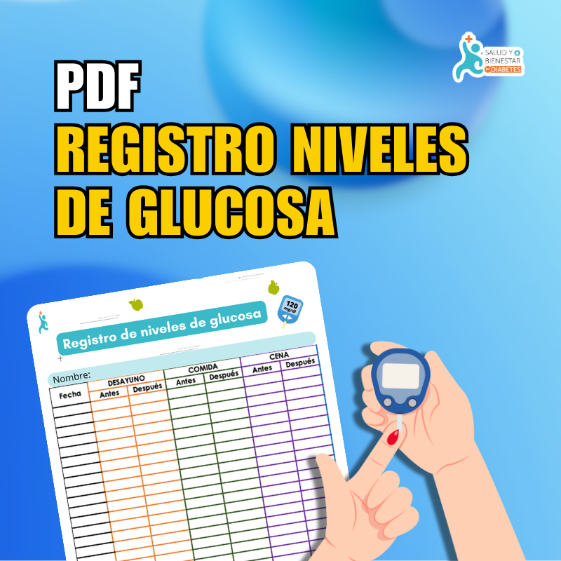 Registro de niveles de glucosa